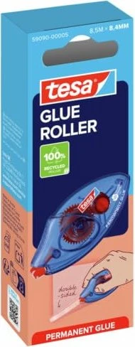 tesa Roller Kleben permanent ecoLogo Kleberoller, 8.4mm/8.5m, 1 Stück