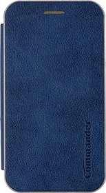 Peter Jäckel Commander Book Case Curve Deluxe für Apple iPhone 14 Plus Elegant Royal Blue