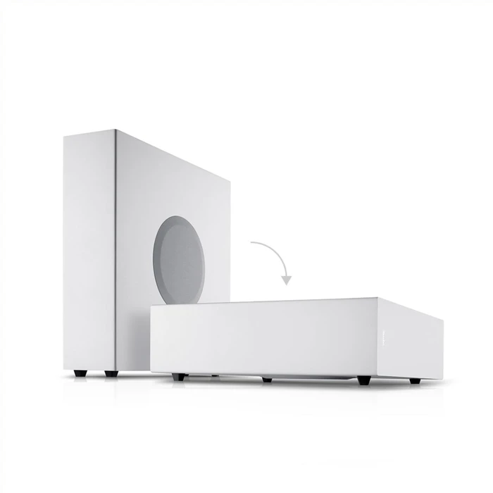 Teufel Cinebar 11 Surround 4.1-Set weiß