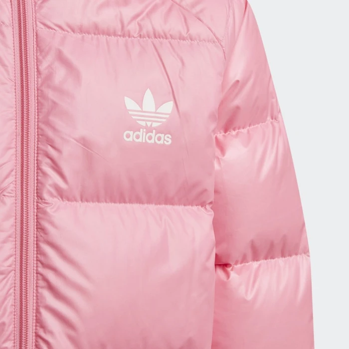adidas Adicolor Elongated Puffer Jacke bliss pink (Junior)