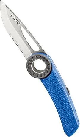 Petzl Spatha Taschenmesser blau