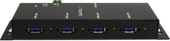 StarTech Industrial Railmount USB-Hub, 4x USB-A 3.0, USB-B 3.0 [Buchse]