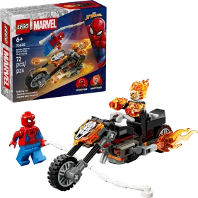 LEGO Marvel Super Heroes Spielset - Spider-Man vs. Ghost Rider auf seinem Motorrad