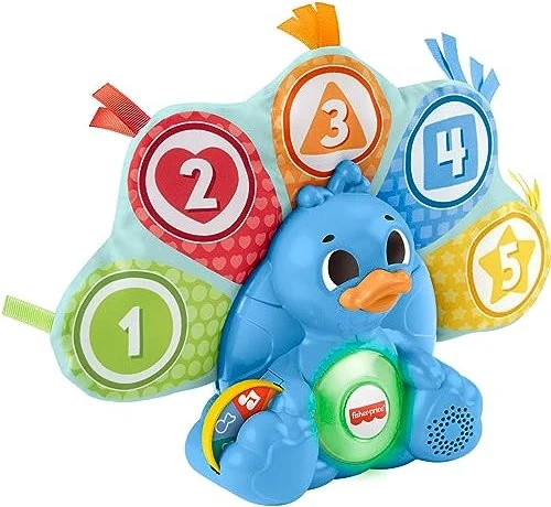 Mattel Fisher-Price BlinkiLinki Zahlen & Farben Pfau