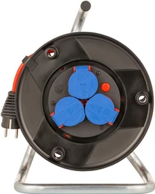 Brennenstuhl Garant Kabeltrommel, Schuko auf 3x Schuko, 20m, IP44, H05VV-F 3G1,5