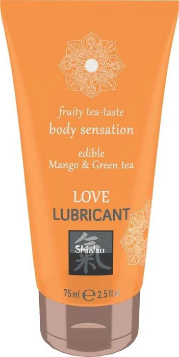 HOT Shiatsu Fruity Tea Taste Body Sensation Mango & Green Tea Gleitgel, 75ml