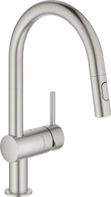 Grohe Minta Einhand-Spültischbatterie 1/2" supersteel