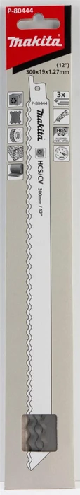 Makita HCS Wellenmesser Stichsägeblatt 10TPI, 300x1.27mm, 3 Stück