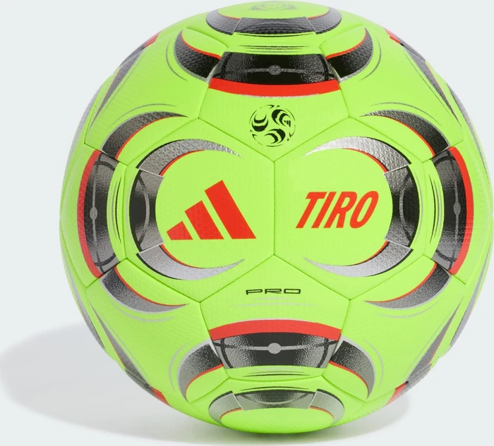 adidas Tiro Pro Fußball lucid lemon/black/lucid red/iron metallic