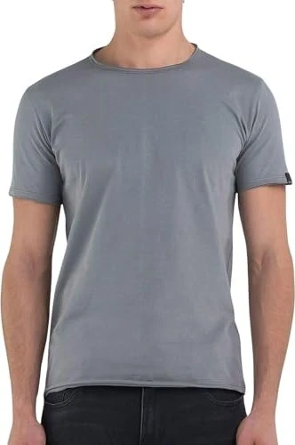 Replay Baumwolle Rundhals T-Shirt kurzarm (Herren)