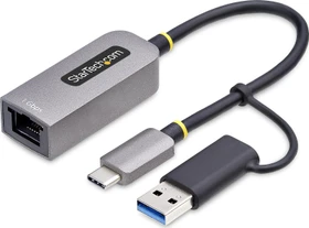 StarTech USB auf Gigabit LAN-Adapter, RJ-45, USB-C 3.0/USB-A 3.0 [Stecker] (C21GA-USB-ETHERNET)
