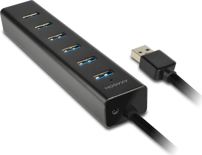 Axagon USB-Hub, 7x USB-A 3.0, USB-A 3.0 [Stecker]