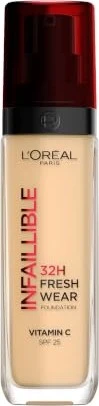 L'Oréal Infaillible 32H Fresh Wear Make-Up Foundation 130 true beige LSF25, 30ml