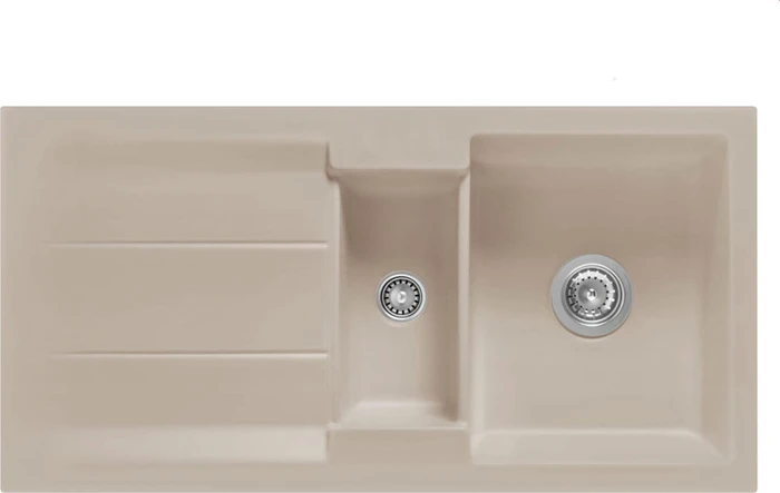 systemceram Genea 100 Einbau Becken reversibel fango
