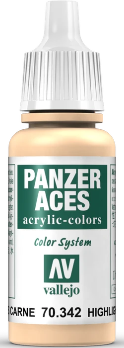 Vallejo Panzer Aces 042 highlight flesh, 17ml