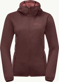 Jack Wolfskin Windhain Hoody Funktionsjacke dark maroon (Damen)