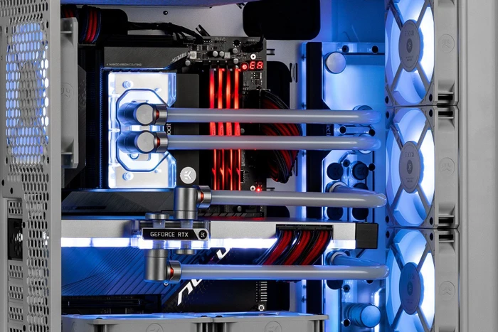 EK Water Blocks Quantum Line EK-Quantum Reflection² Torrent DDC 4.2 PWM D-RGB, Verteilerplatte mit Pumpe, Acryl