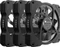 Jonsbo FR-131 RGB, LED-Steuerung, Lüftersteuerung, 120mm, 3er-Pack Vorschaubild