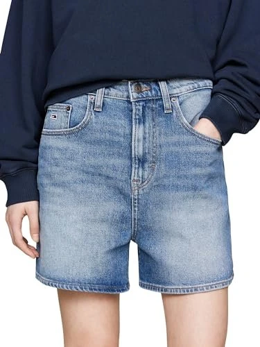 Tommy Hilfiger Mom Shorts mit ultrahohem Bund Jeans denim medium (Damen)