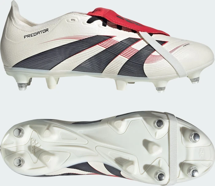 adidas Predator League Fold-Over Tongue SG off white/core black/pure ruby
