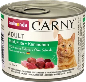 animonda Carny Rind, Pute und Kaninchen, 4.80kg (24x 200g)