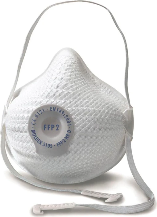 Moldex Air FFP2 NR D mit Klimaventil Atemschutzmaske, 2 Stück