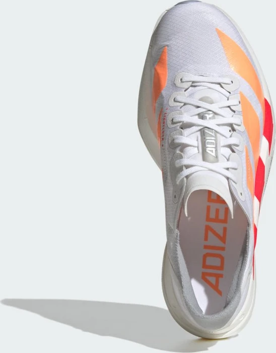 adidas Adizero Adios Pro 4 cloud white/beam orange/lucid red (Damen)