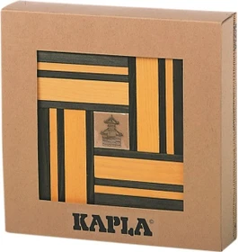 Kapla Box + Kunstbuch gelb/grün, 40-tlg.