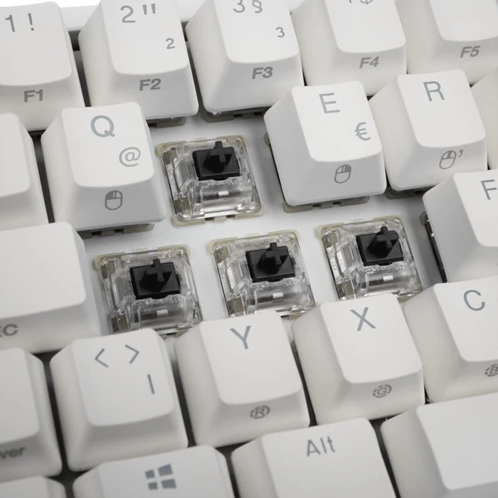 Ducky One 2 SF PBT, Pure White, MX RGB RED, USB, DE
