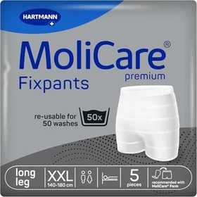 Hartmann MoliCare Premium Fixpants long leg Fixierhose Größe XXL, 5 Stück
