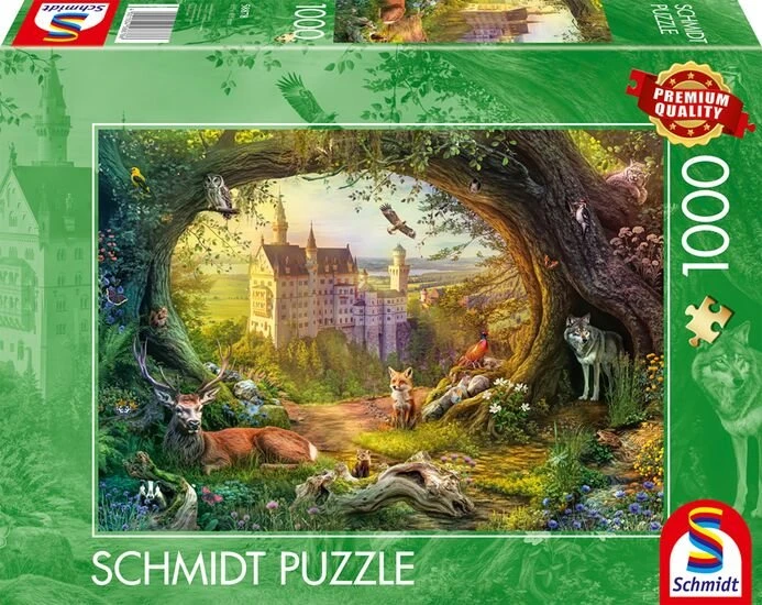 Schmidt Spiele Märchenschloss und Waldzauber (1000 Teile) Image