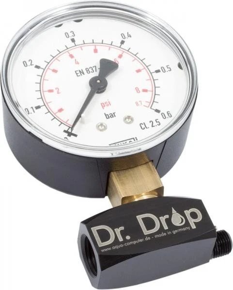 Aqua Computer Dr. Drop Druckprüfgerät mit Luftpumpe