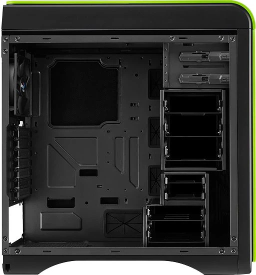 AeroCool DS 200 Green Edition, schallgedämmt