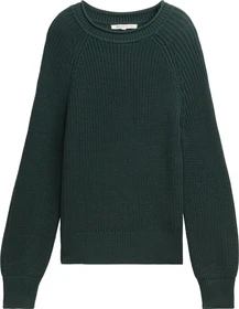 Tom Tailor Strickpullover mit leichten Ballonärmeln Strickpullover dark gable green (Damen)