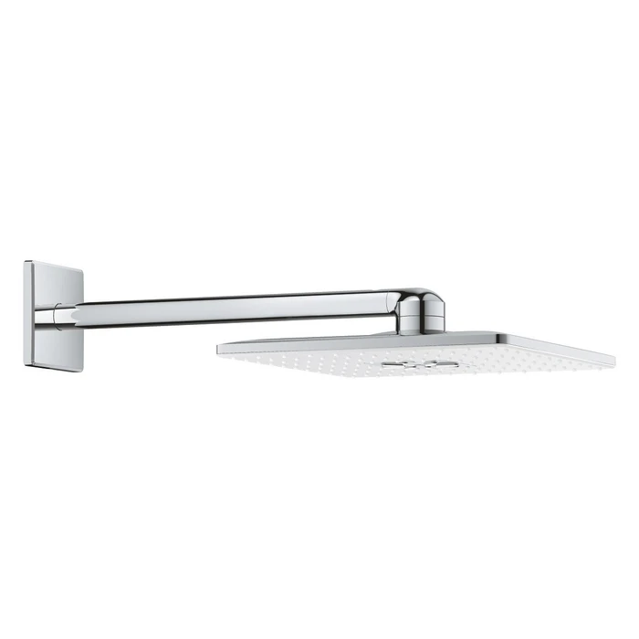 Grohe Rainshower 310 SmartActive Cube Kopfbrause 26479LS0, moonwhite, mit Duscharm 430 mm Image
