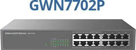 Grandstream GWN7700 Series Rackmount Gigabit Switch, 16x RJ-45, 138W PoE+