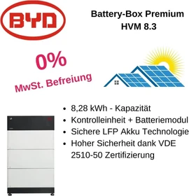 BYD Battery-Box Premium HVM 8.3, 8.28kWh