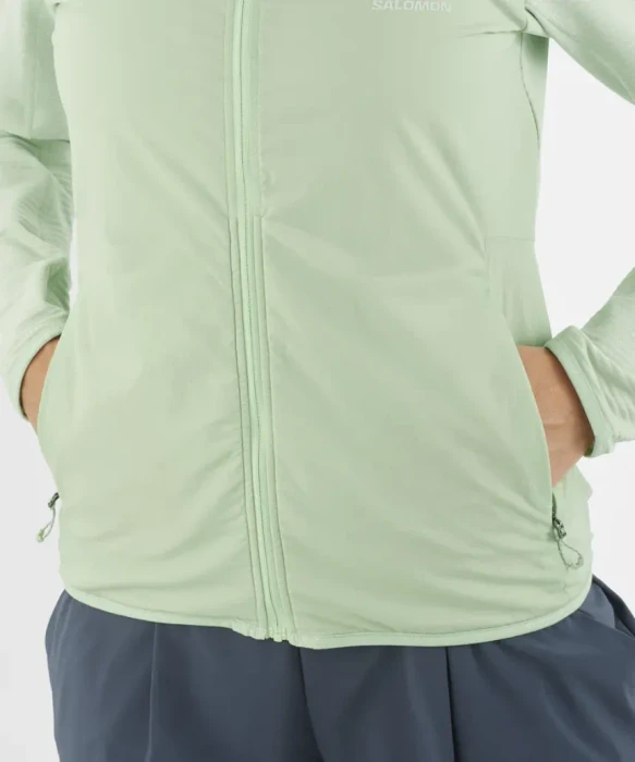 Salomon Essential Lightwarm Hybrid Funktionsjacke sea foam (Damen)