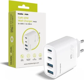 Mobile Origin GaN 40W Wall Charger PW22 weiß