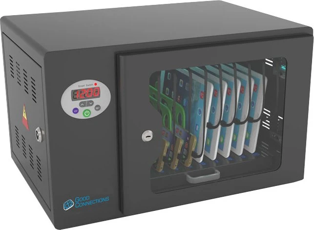 Good Connections Ladeschrank für 10 Geräte, UV-C Desinfektion schwarz