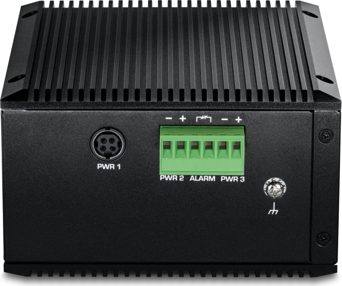 TRENDnet TI Hardened Industrial Railmount 2.5G Switch, 8x RJ-45, 1x SFP+, 480W PoE++