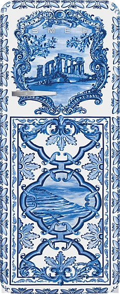 Smeg FAB28RDGME6 Dolce & Gabbana Blu Mediterraneo