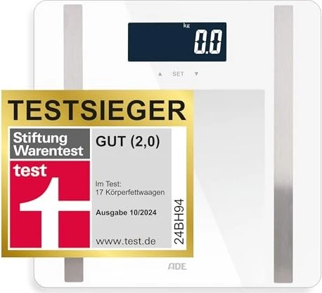 ADE Ines digitale Körperanalysewaage weiß
