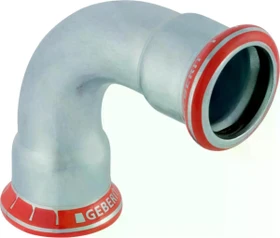 Geberit Mapress C-Stahl Bogen 90° d=28mm L=72mm Z=49mm