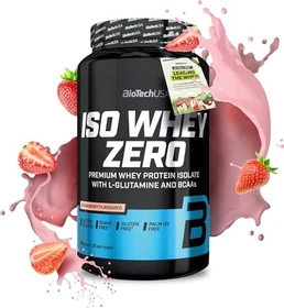BioTech USA Iso Whey Zero Erdbeere 908g