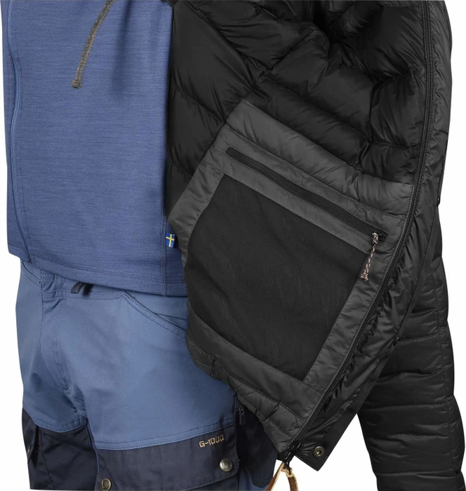 Fjällräven Keb Expedition Down Funktionsjacke stone grey/black (Herren)