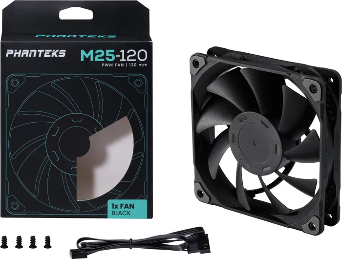Phanteks M25-120 PWM, schwarz, 120mm