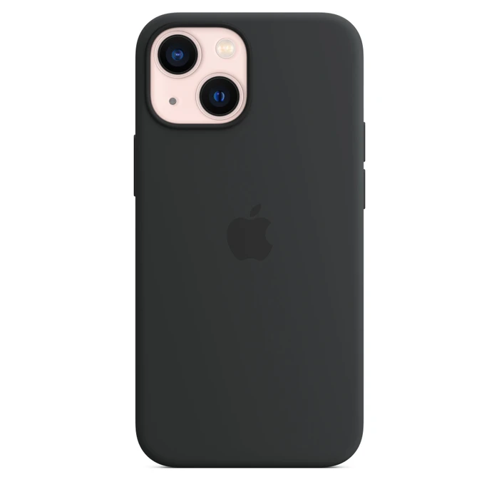 Apple Silikon Case mit MagSafe für iPhone 13 Mini Mitternacht