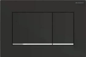 Geberit Sigma20/Sigma30 Betätigungsplatte für 2-Mengen-Spülung schwarz matt/glanzverchromt/schwarz matt