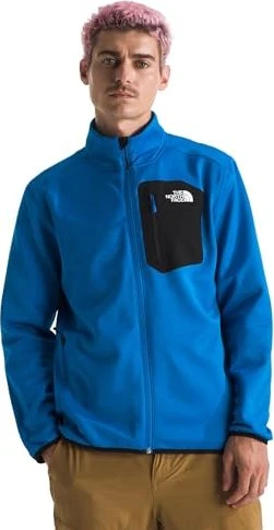 The North Face Crest Full Zip Fleece Jacke hero blue/tnf black (Herren)